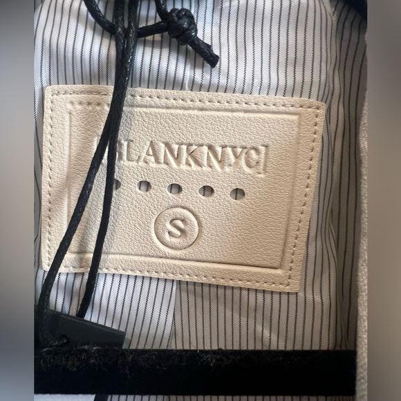 NWT BLANK NYC Bleached Blazer w/Contrast Sleeve, SMALL - Picture 10 of 10